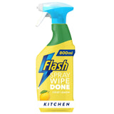 Flash Wipe Done Bright Crisp Lemon Cleaning Spray 800ml