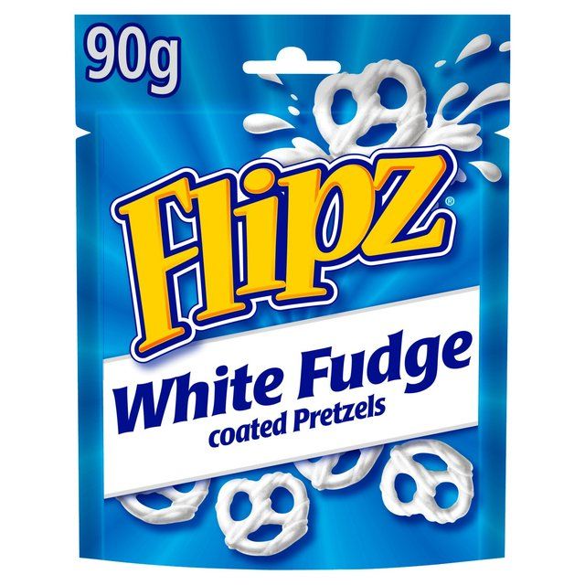 Flipz White Chocolate Fudge Pretzels   90g