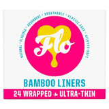 FLO Bamboo Daily Liners Wrapped &amp;amp; Ultra Thin   24 per pack