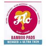 Flo Natural Bamboo Ultra Thin Day &amp;amp; Night Pads 15pk