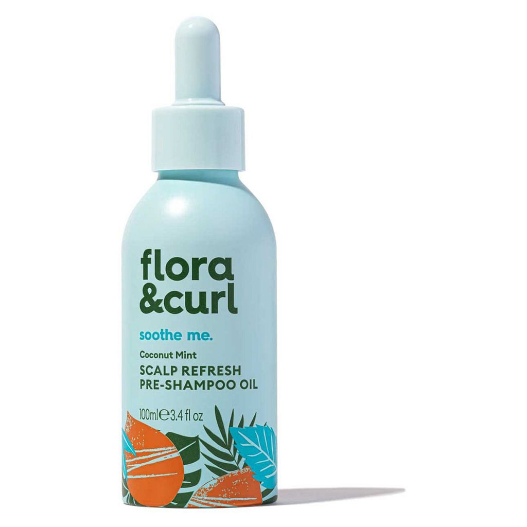 Flora & Curl Coconut Mint Scalp Refresh Pre-Shampoo Oil 100ml