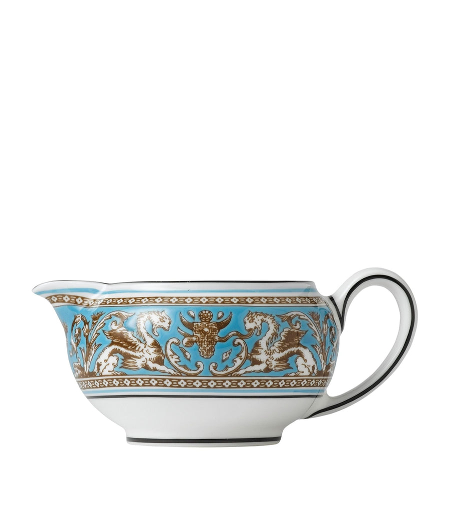 Florentine Turquoise Cream Jug (150ml)