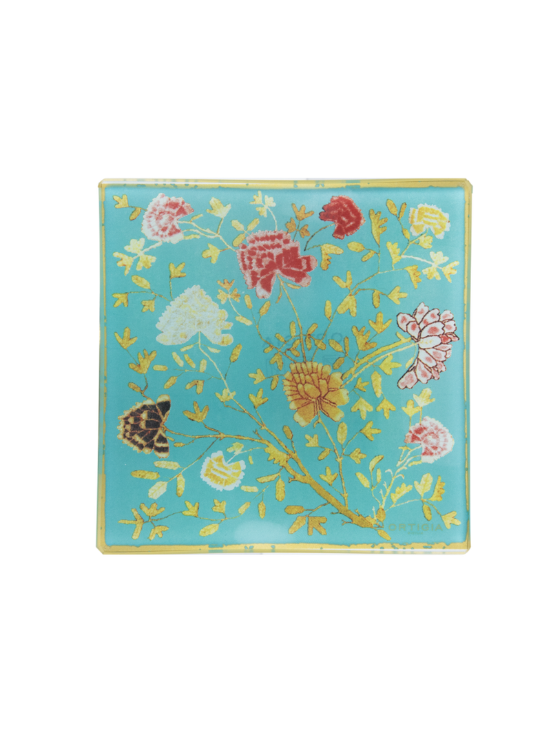 Ortigia Sicilia Florio glass plate and soap set - British product