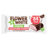 Blomst &amp; Hvit vegansk sjokoladedyppet jordbær