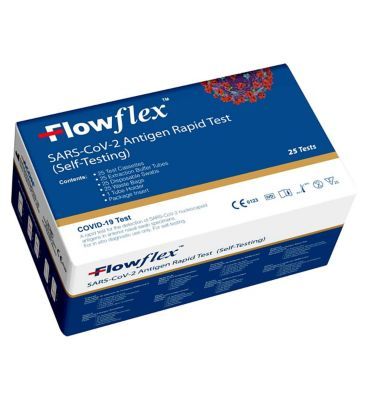 Flowflex Antigen Rapid Test Lateral Flow Self-Testing Kit 25 Pack