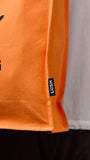 Lush tote bag fluoro orange, imported from the UK