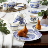 Fortnum's Gardens of Lyra bone china medium plate, UK version