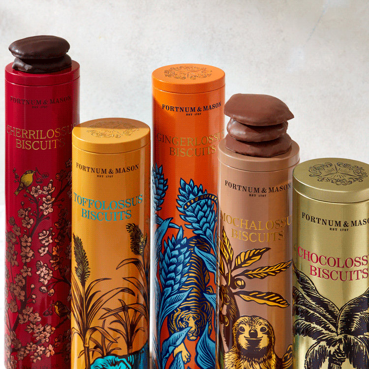 Fortnum and Mason Cherrilossus biscuits 600g, imported from the UK