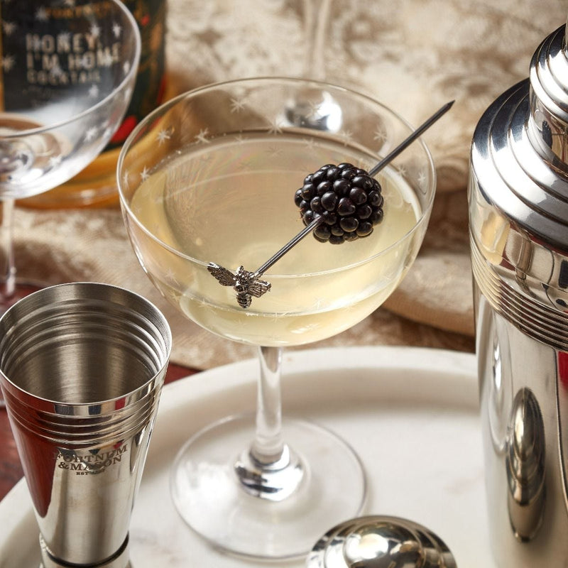 Fortnum's cocktail jigger stainless steel 10cm, imported from the UK