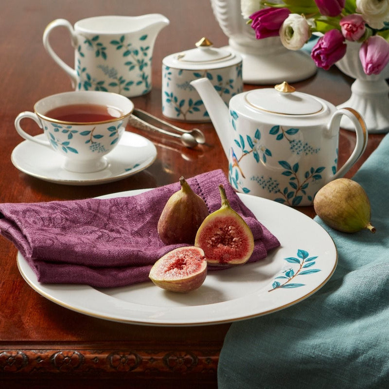 Fortnum's Camellia white teapot 2 cup (British brand)