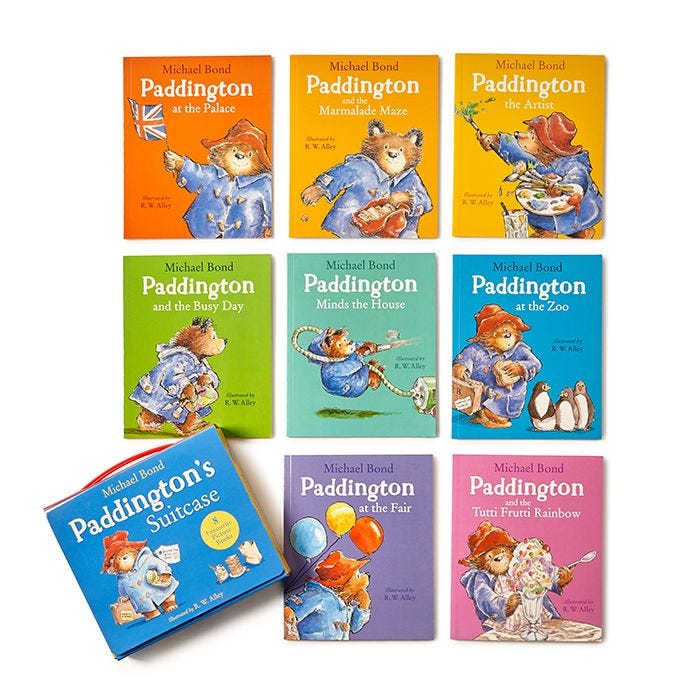 Paddington gift book set with eight stories (British brand)