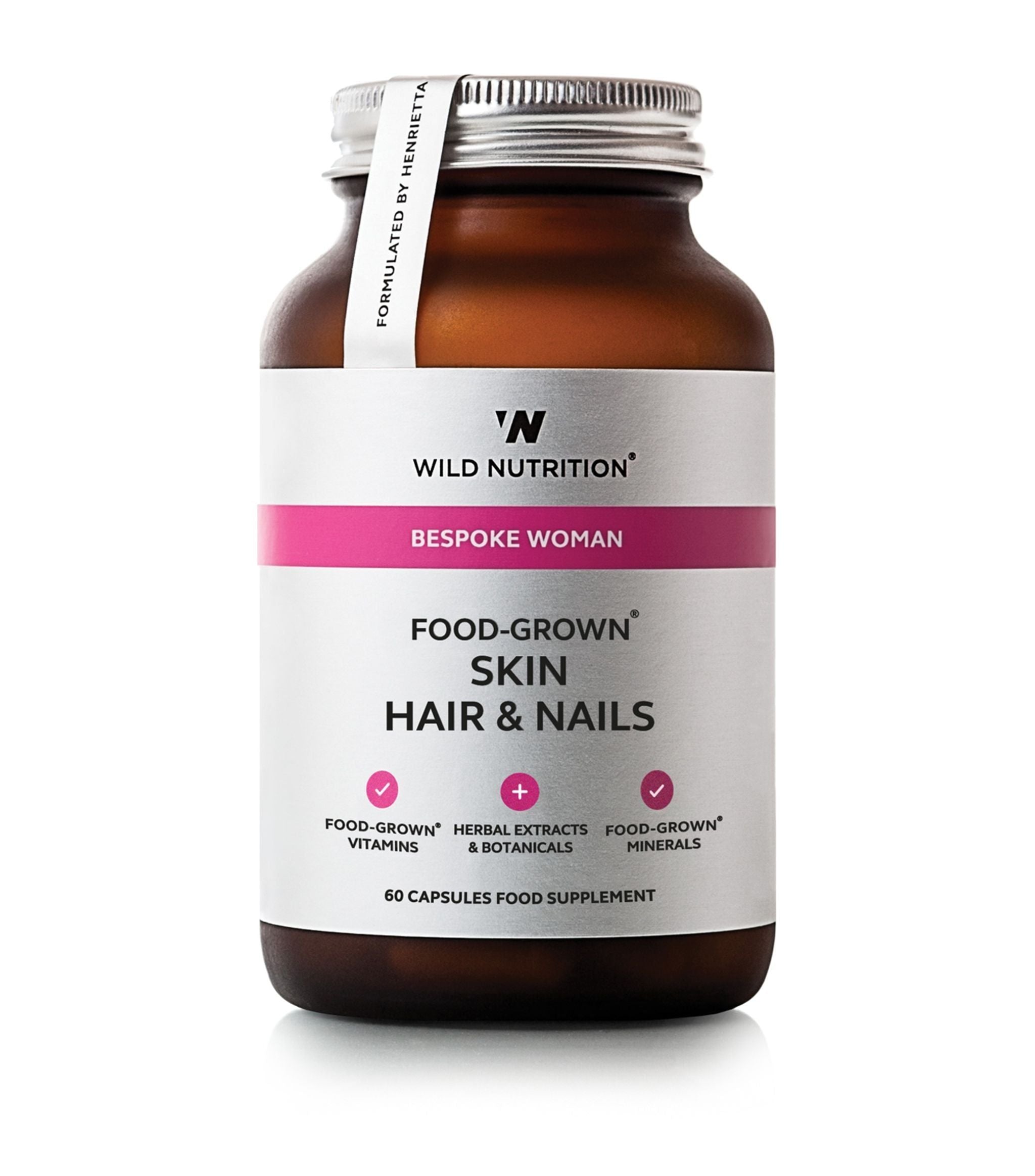 Food-Grown Skin, Hair And Nails Supplement (60 Capsules)