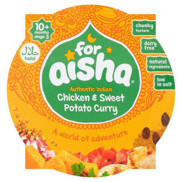 For Aisha Chicken &amp;amp; Sweet Potato Curry Pot 10 mths+   190g