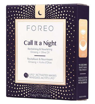 Foreo Call It A Night Revitalizing UFO&amp;trade;/UFO&amp;trade; mini Activated Face Mask x7