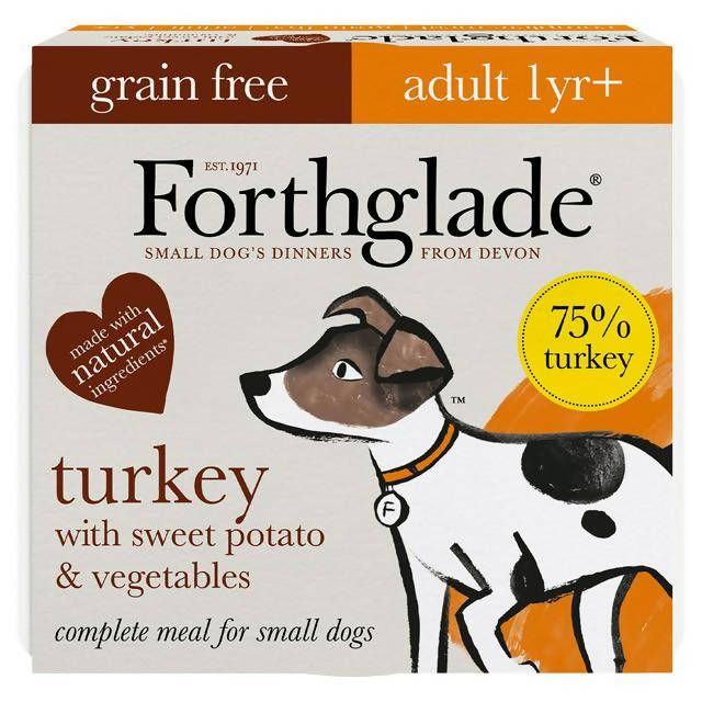 Forthglade Adult 1 Yr+ Turkey with Sweet Potato & Vegetables Complete Meal 150g