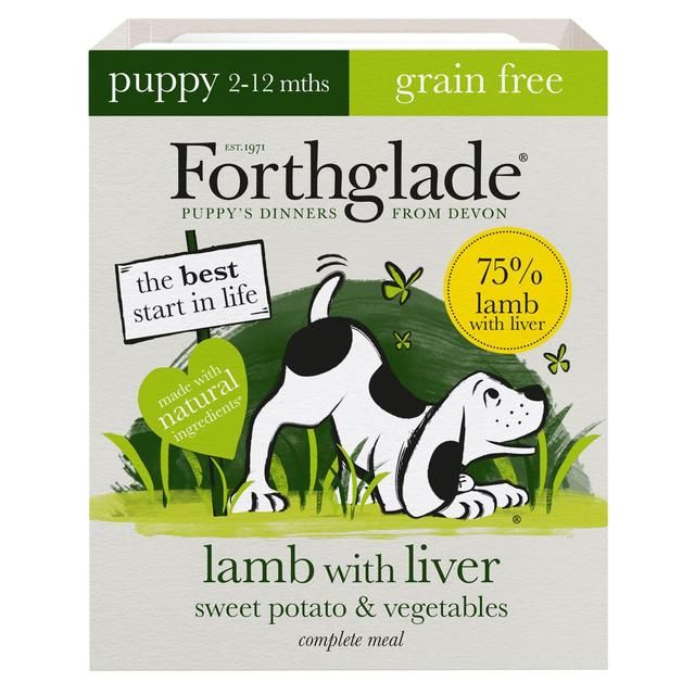 Forthglade Complete Puppy Grain Free Lamb with Liver Sweet Potato &amp;amp; Veg   395g