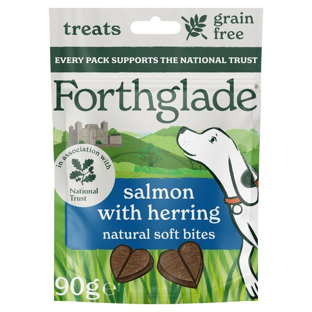 Forthglade National Trust Soft Bites Salmon with Herring Dog Treats   90g