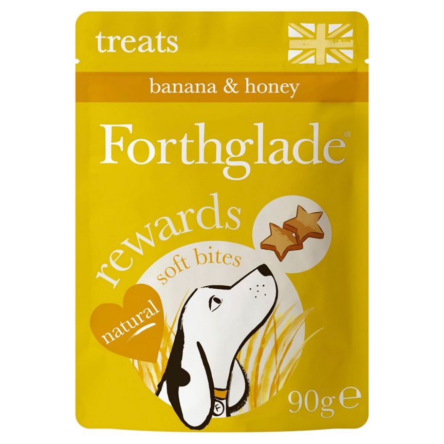 Forthglade Rewards Natural Treats for Dogs Honey &amp;amp; Banana 90g