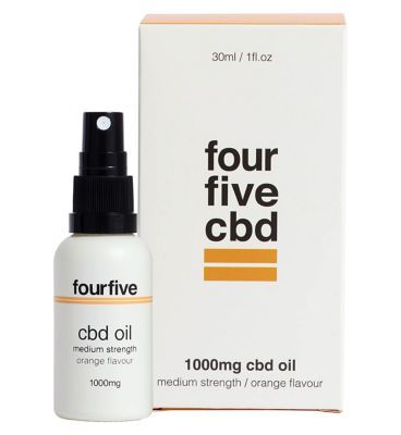 Fourfive CBD Oil 1000mg (Intermediate) Orange Flavour 30ml