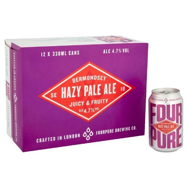 Fourpure Hazy Pale Ale 4.7% Default Title