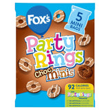 Fox&amp;rsquo;s Biscuits Party Rings Choc Minis Multipack, 5 Pack, 5x21g