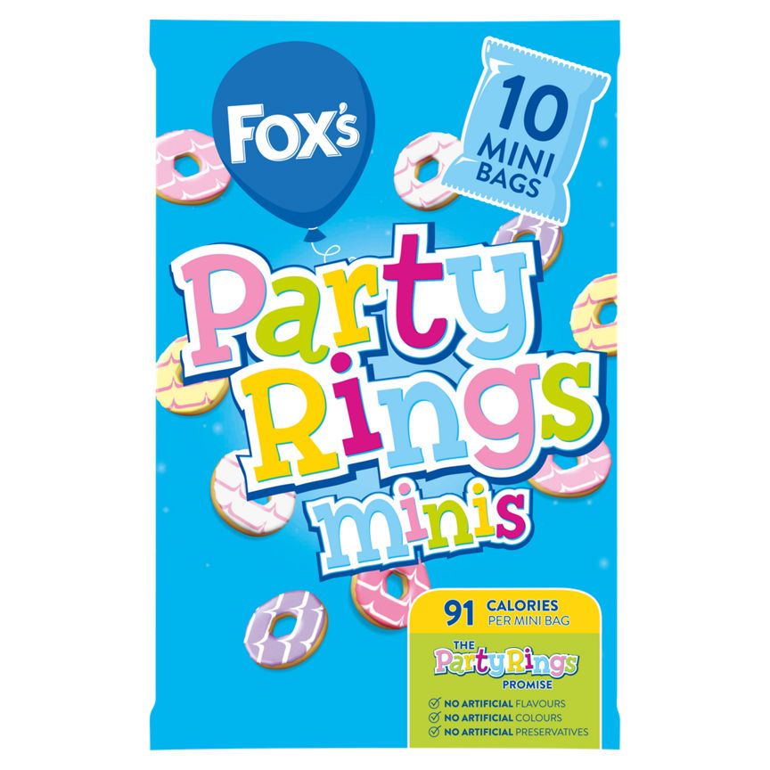 Fox's Party Rings Minis 10 x 21g