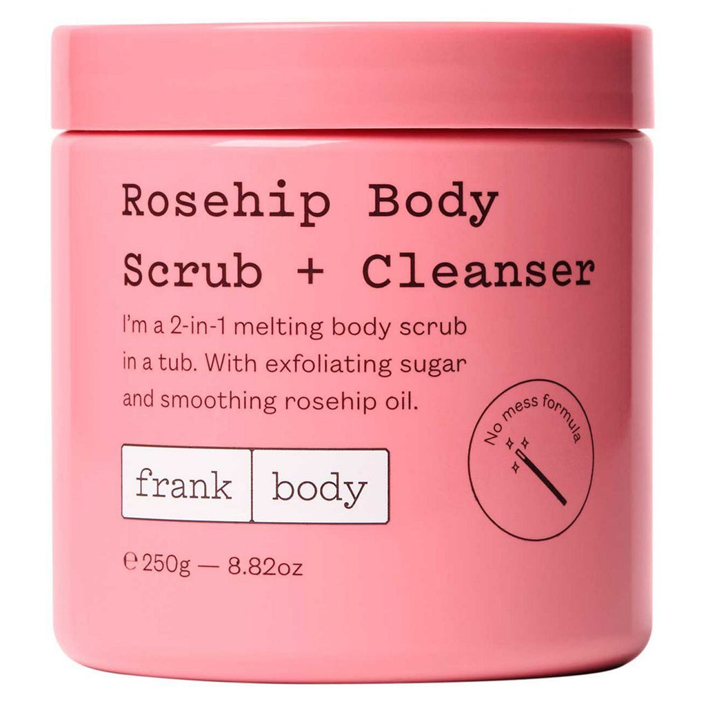 Frank Body Rosehip Body Scrub + Cleanser 250g