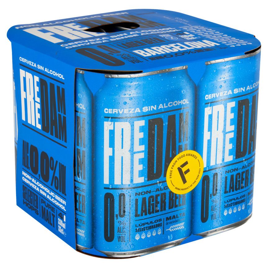 Free Damm Non-Alcoholic Lager Beer