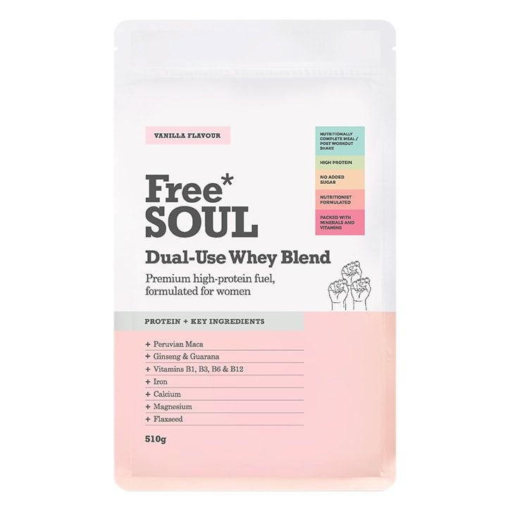 Free Soul Dual Use Blend Whey Vanilla 510g Vanilla