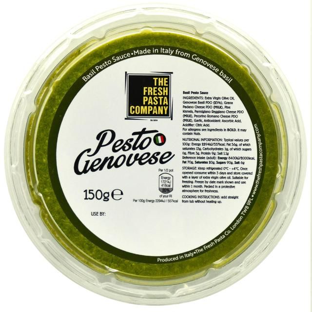 Fresh Pasta Co Pesto Genovese Basil Pesto Sauce   150g