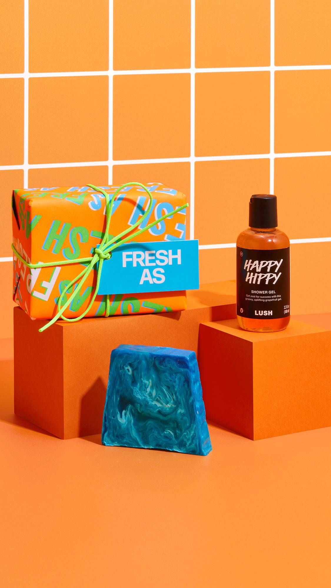 Lush Fresh As Gift set, citrus and eucalyptus shower treats, UK version