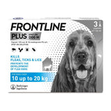 Frontline Plus Spot-On közepes kutya 10-20 kg - 3 x 1.34 ml-es pipetta