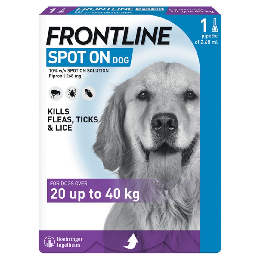 Frontline Spot On Dog 20 up to 40kg