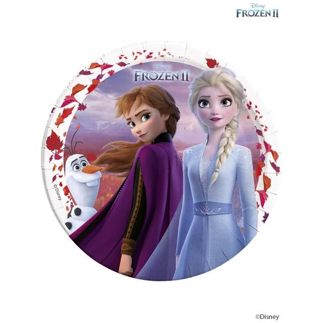 Frozen 2 Paper Plates 23cm Default Title