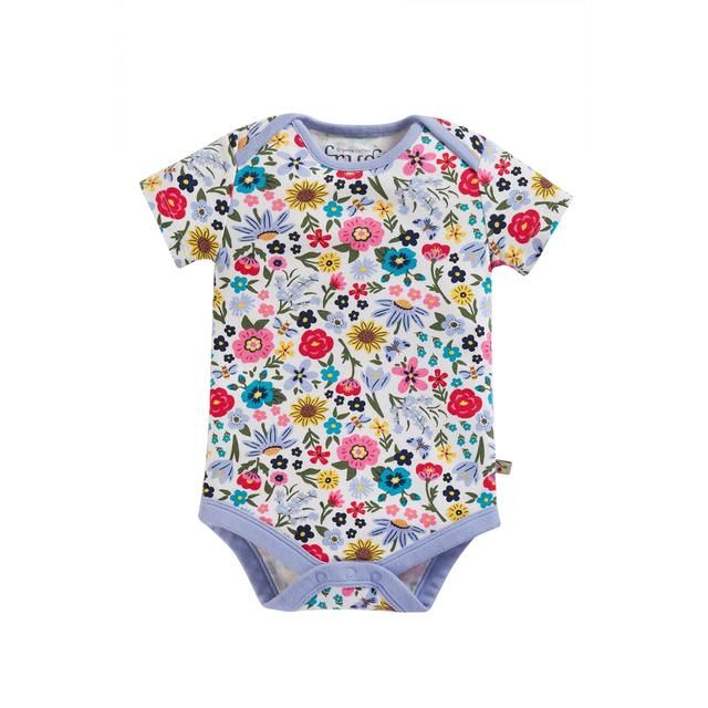 Frugi Super Special 3 Sleeve Bodies Pollinators Pack 0-3 Years