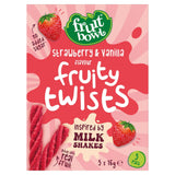Fruit Bowl Strawberry &amp;amp; Vanilla Flavour Fruit Twists 5x16g