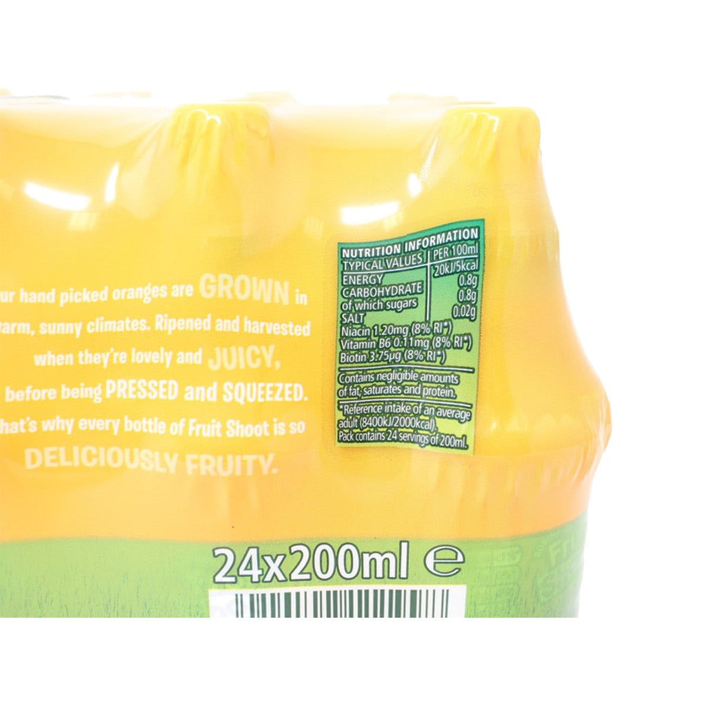 Fruit Shoot Orange, 24 x 200ml