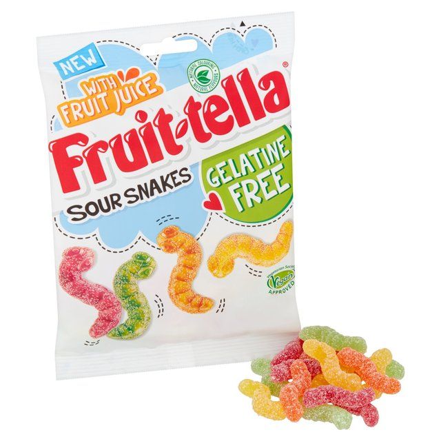 Fruittella Vegan Sour Snakes Chewy Sweets Bag