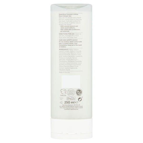 Fruity Coconut &amp;amp; White Peach Shower Gel 250ml