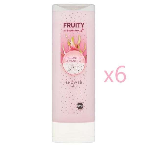 Fruity Dragonfruit &amp;amp; Vanilla Shower Gel 250ml x6