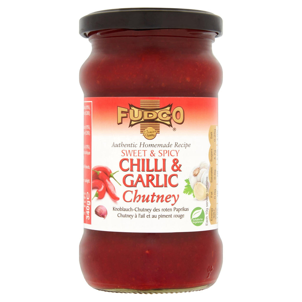 Fudco Chilli & Garlic Chutney 340g