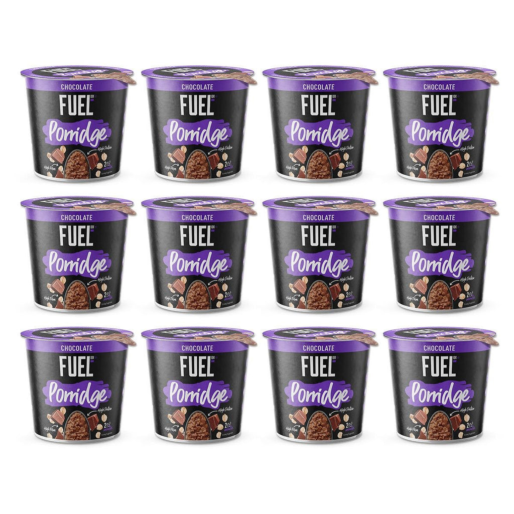 Fuel 10k Chocolate Porridge Pots, 12 x 70g