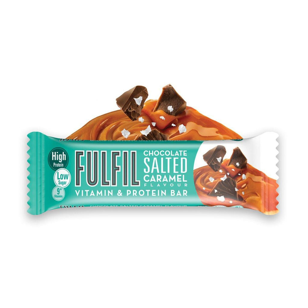 Fulfil Chocolate Salted Caramel Protein Bar Snack, 15 x 55g