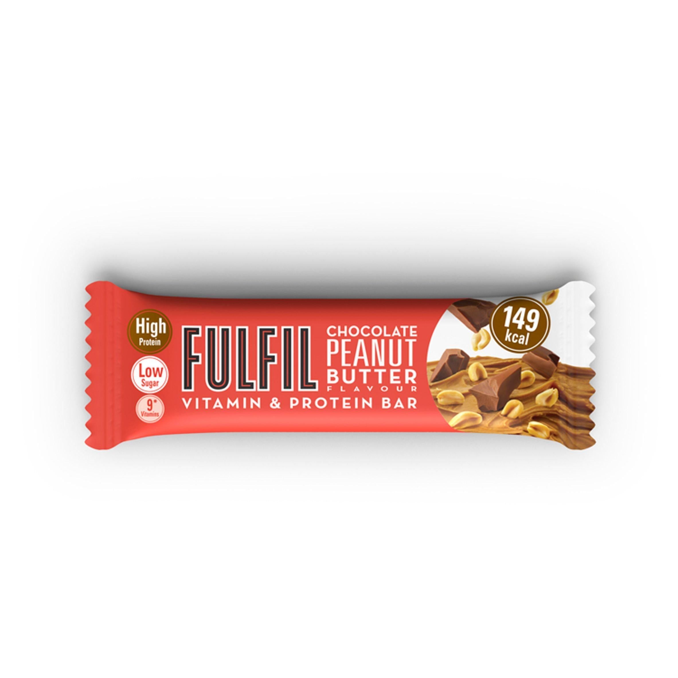 Fulfil Peanut Butter Chocolate Flavour Vitamin &amp;amp; Protein Bar 40g