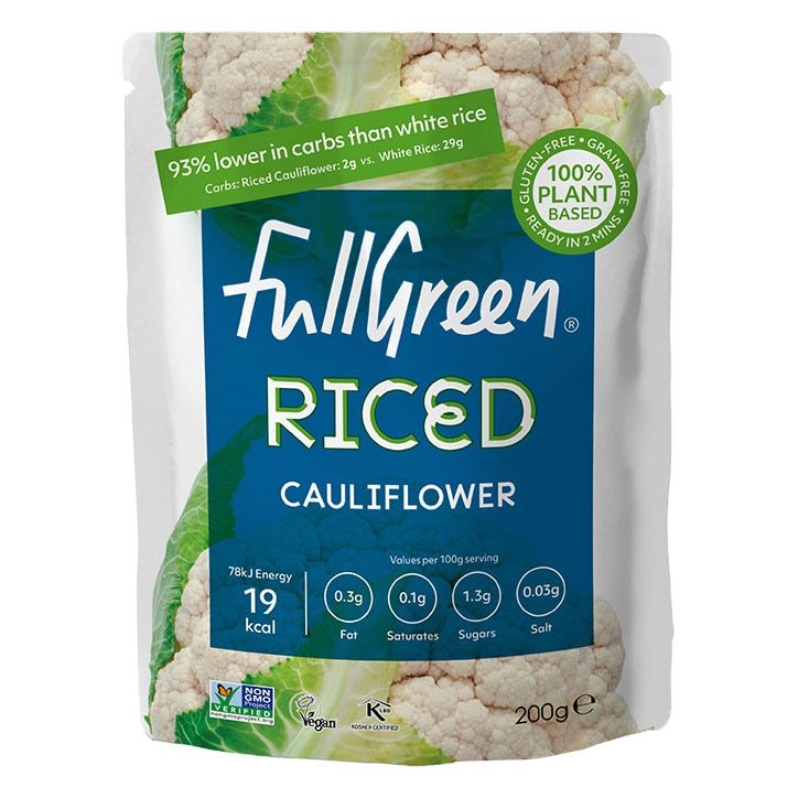 Full Green Riced Sweet Potato 200g Riced Cauliflower