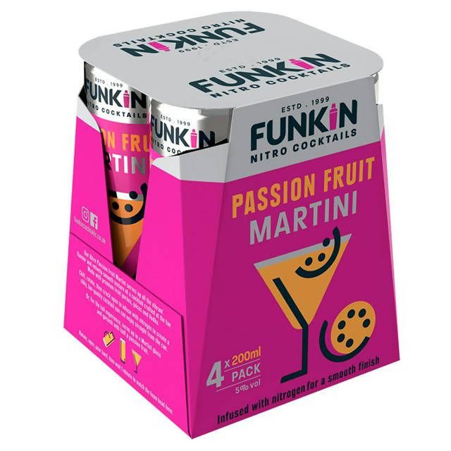 Funkin Nitro Cocktails Passion Fruit Martini 4x200ml