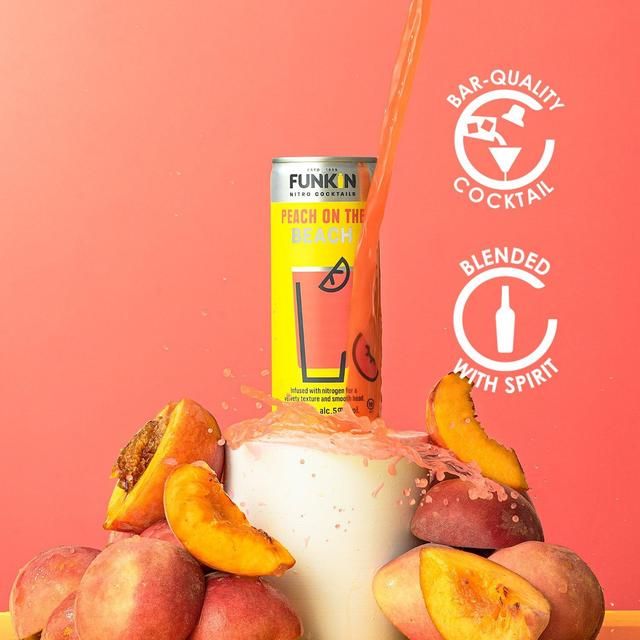 Funkin Peach On The Beach Nitro Can   200ml