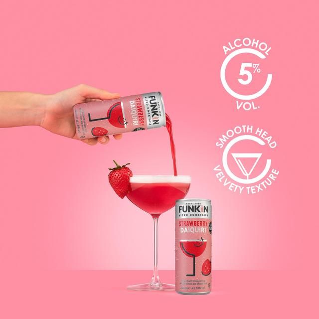 Funkin Strawberry Daiquiri Nitro Cocktail   200ml