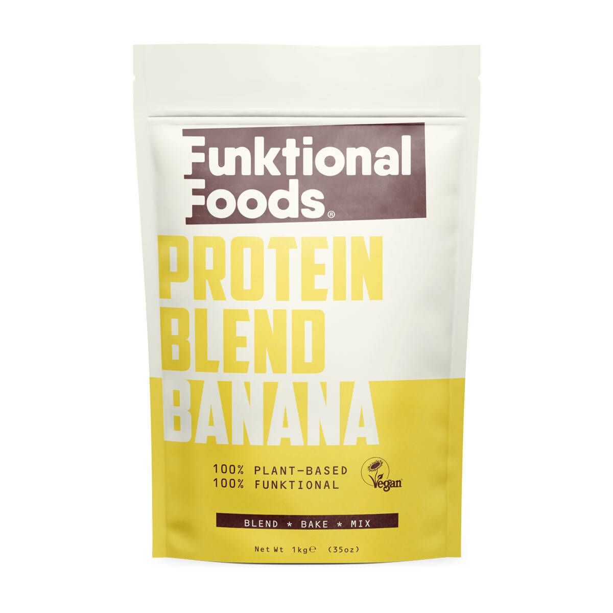 Funktional Foods Vegan Banana Protein Blend, 1kg