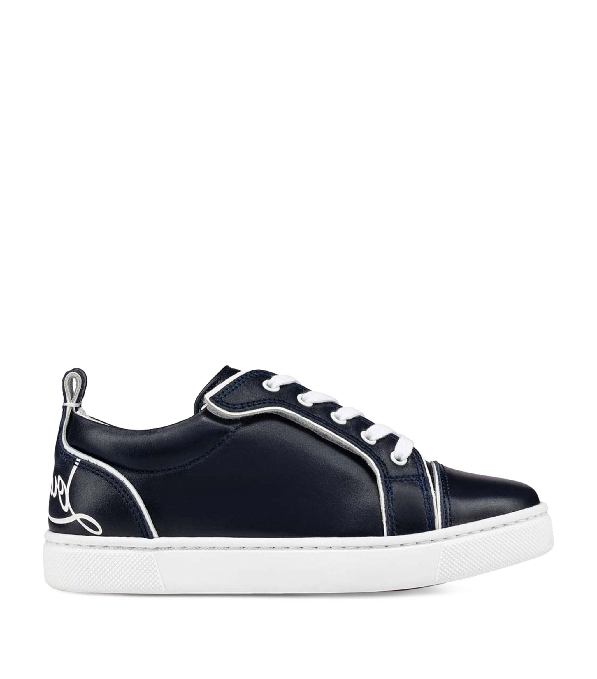 Funnyto Leather Low-Top Sneakers